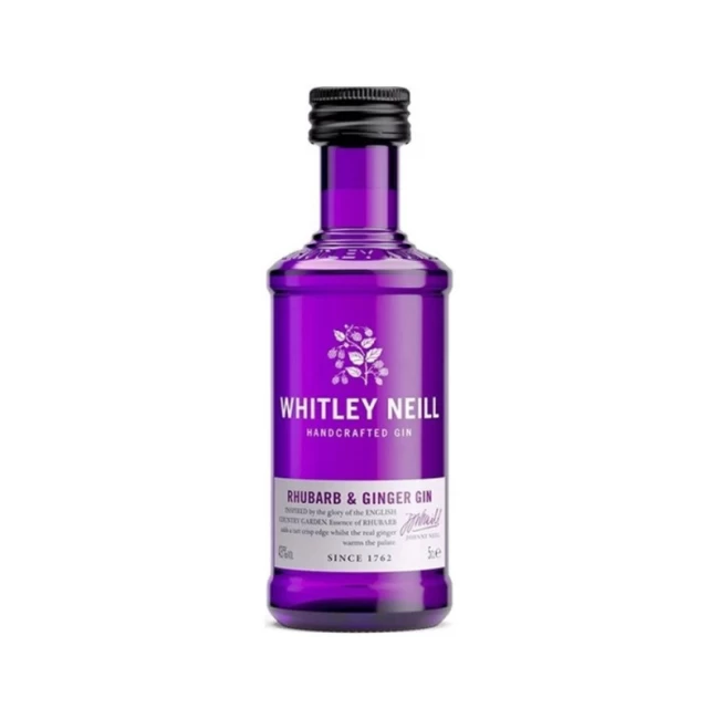 Gin Cu Rubarba & Ghimbir Whitley Neill 41.3% Alc. 0.05l